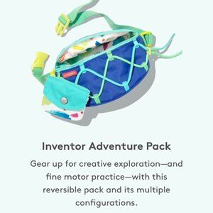 New Lovevery Inventor Adventure Fanny Pack- From Connector Play Kit Months 49-51